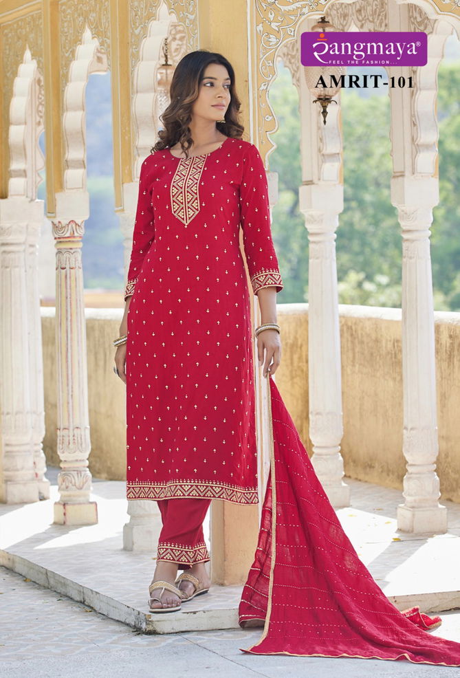 Amrit By Rangmaya 101 To 108 Readymade Salwar Kameez Catalog